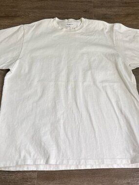 Lady White Co Heavy Cotton T Shirt White USA Made XL